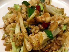 花菜炒油渣-红旗大食堂(君悦紫园店)