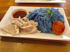 -蝶豆花蓝面条
