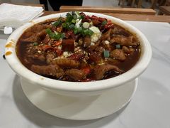 水煮牛肉-北大地皖峰饭馆