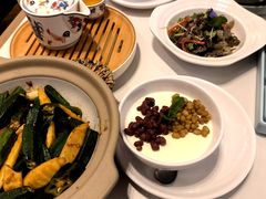 豆酱秋葵炒山药-南拳十三姨·潮汕砂锅粥·粤菜(西单大悦城店)