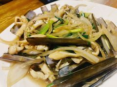 姜葱大蛏子螺-南海渔家•海鲜•正宗海南菜(海棠湾店)