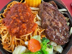 牛排意大利面-北京大学-学五食堂