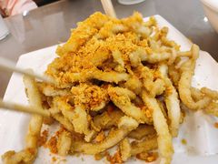 肉松蘑菇-大眼锅贴饺子(河西店)