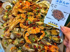 -东来菜馆•手抓海鲜家常菜•海鲜锅贴(鸽子窝店)