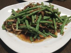 茶树菇烧豆角-鹦鹉小厨味道餐厅(山大南路店)