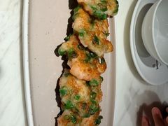 碧绿鲜煎鲜虾饼-陶陶居酒家(新天地店)