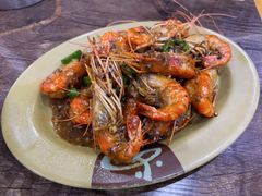 胡辣罗氏虾-贞姨美食·老字号海鲜大排档
