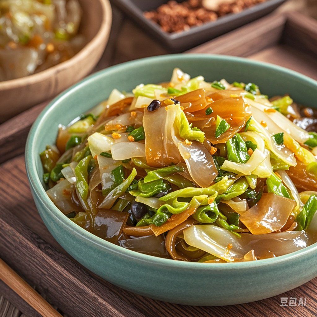 酸酸的包菜糯糯的粉皮