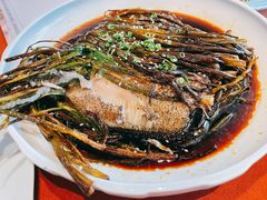 葱烤鸭片鱼-赵小姐丨新中餐(曲江店)
