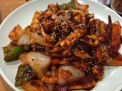 辣炒鱿鱼-贤花饭店(城阳店)