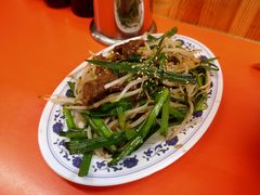韭菜炒猪肝-拉面莊夢語＆中华料理八椿