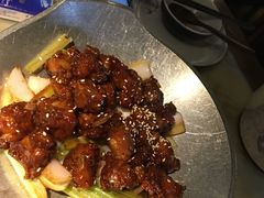 蒜香蜜汁排骨-绿茶餐厅(成都大悦城店)