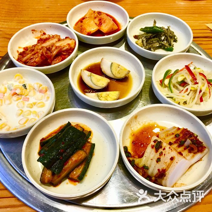 豆腐村韩国料理小菜图片-北京韩国料理-大众点评网