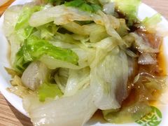 白灼生菜-甲乙饼·北京手工肉饼(西直门凯德茂店)