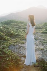 海边绿景客片-巴黎婚纱摄影工作室