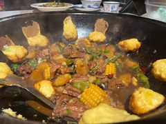 豆角土豆炖排骨-妈妈家铁锅炖(景诚园综合楼店)