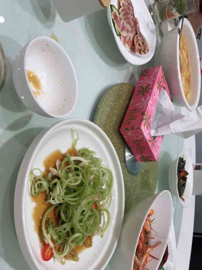 春江晓景-"去南通旅游,朋友请我们一行吃饭.考虑到我.