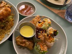 虎虾香芒米纸卷·榴莲汁-CHINCHIN 青青·泰国料理(万象食家店)