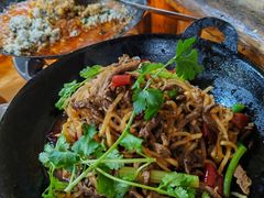 干锅牛肉丝-张关合渣(航空大道店)