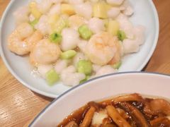 鳕鱼爆鲜虾-陈傻子餐厅(世纪都会店)