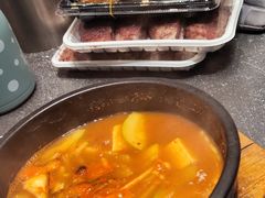 -草家酱蟹炭火烤肉店(珲春南路一店)