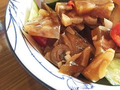 老家自制猪皮冻-王村姑老土炕莜面村(桥东店)