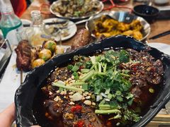 销魂鸭血-陈员外正宗夹江烧烤(广福路店)