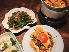 马拉盏炒通菜-大头虾越式风味餐厅(光明广场店)