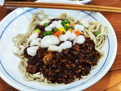 虾仁炸酱面-奎元馆.百年奎元.非遗传承(西湖边的解放路店)