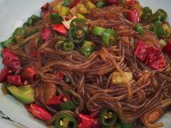 辣子粉条炒肉-老磨油饼(高陵店)