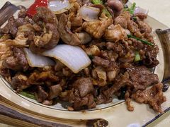 葱姜炒猪杂-标记美食新鲜猪杂(兴南大道店)
