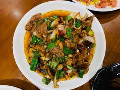 爆炒猪肝-凡老头米线砂锅(古荡新村西粮站)