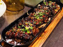 铁板茄夹-瓦国小镇·果木烤鸭·融合菜(西口店)