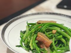 猪油渣炒芥蓝苗-品粹徽园·家常安徽菜