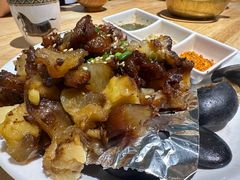 石头烤牛窝骨-蒙料·手把肉(望京店)
