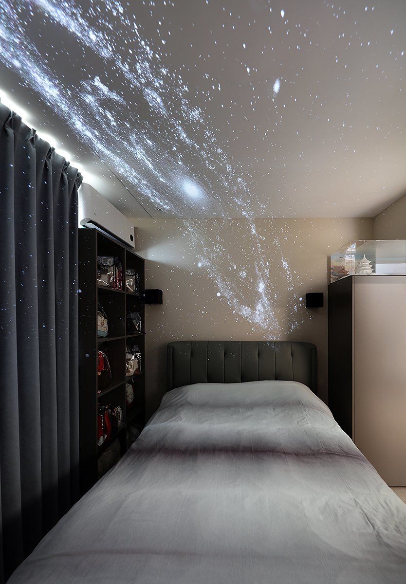 书房配星空顶,什么你说这是卧室?