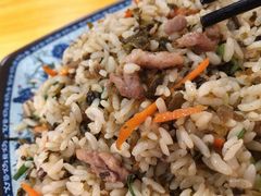 糟菜肉丝炒饭-福州人铭小吃