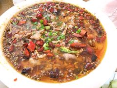 水煮牛肉-映秋饭店(李庄总店)