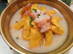 虾仁蛋饺煲-外婆小聚茶餐厅·生日·团建(市民中心店)