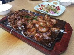 黑椒牛柳虾仁-小巷餐厅(五大街店)