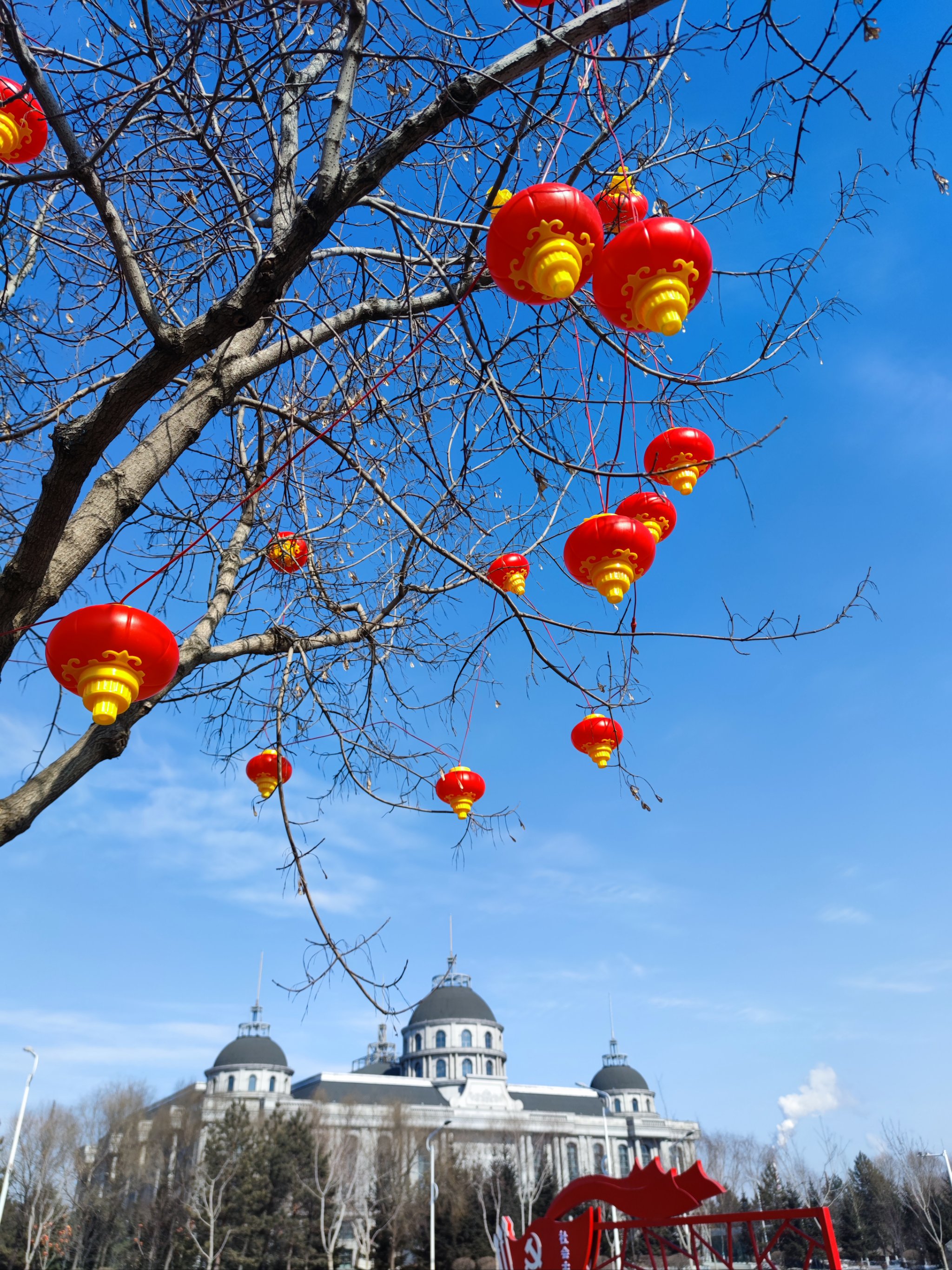 新年冬天的图片景色图片