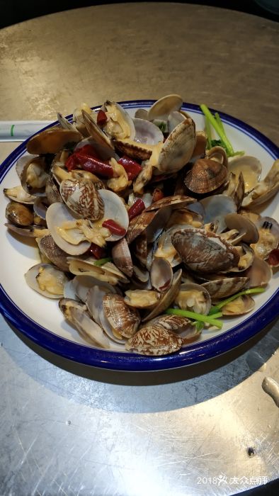渔家食铺-辣炒蛤蜊-菜-辣炒蛤蜊图片-青岛美食-大众点评网
