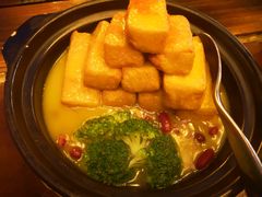 蟹籽包浆豆腐-时光乌托邦空中花园餐厅川味·融合菜(幸福广场店)