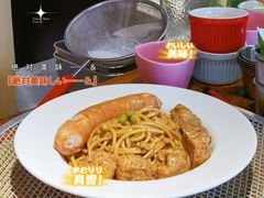肉丸意大利面配乳酪香肠-摇滚披萨(长春街店)