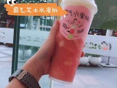 霸气芝士水蜜桃-奈雪的茶(东莞汇一城店)