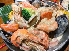 手抓海鲜蒜香奶油味-仓库南洋海鲜小排档(柳河路店)