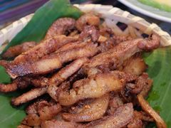 碳烤五花肉拼猪脸肉-呐咪傣园·云南菜(石厦店)