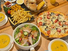熏鸡胸沙拉佐煎焙芝麻汁-国宾酒店-花园咖啡自助餐厅(北营房中街店)