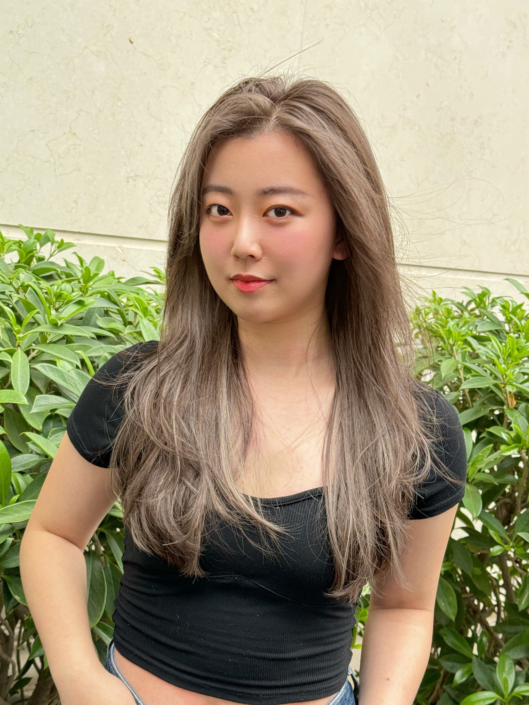 不用漂的颜色 最美发型 潮流发色 画染