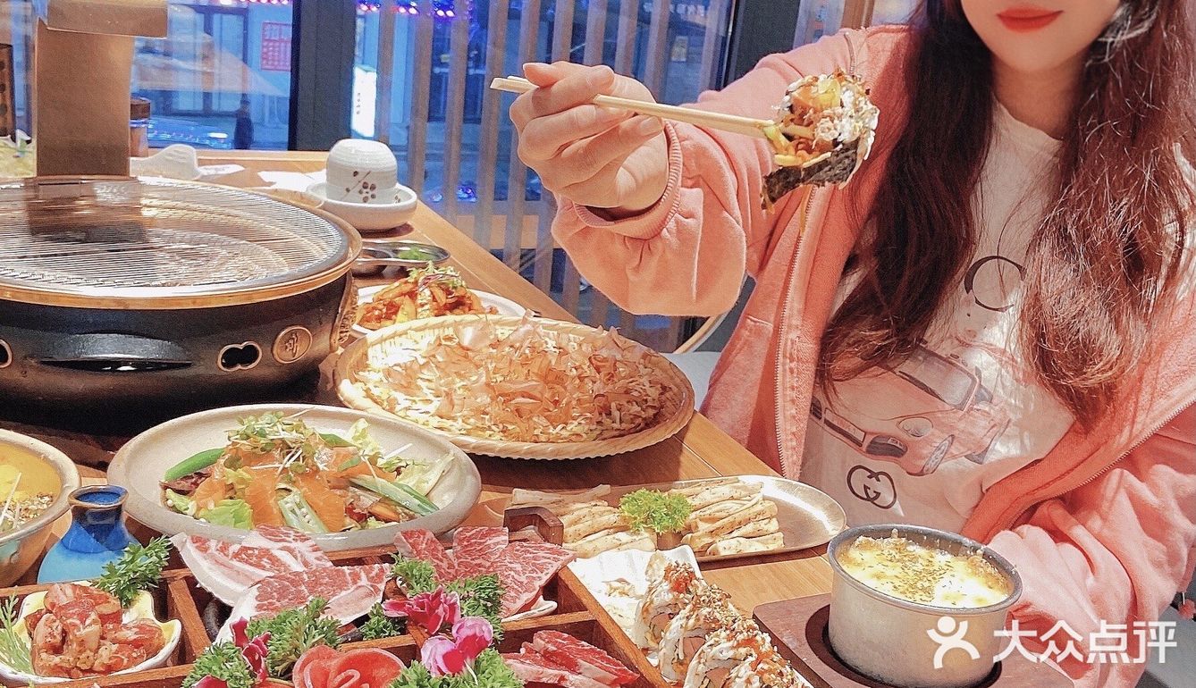 沈阳探店｜盛金山炭火烤肉，日式九宫格高颜值超好吃！
